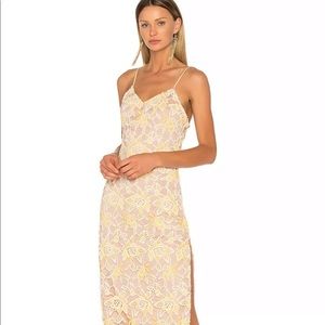 NBD Donna Dress in Sunshine, NWT, Size M, Revolve